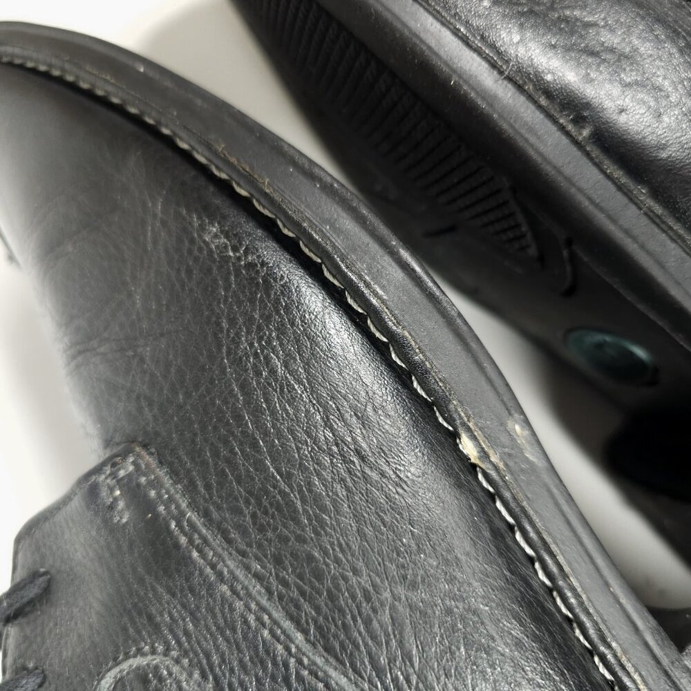 SANDRO Men’s Black Soft Pebbled Leather Ankle Boots Size 9.5 D - Picture 10 of 12